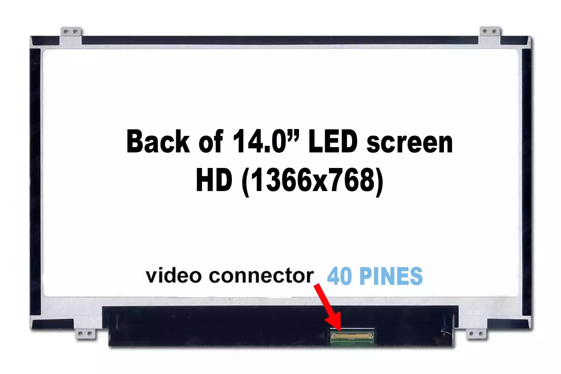 PANTALLA 14.0 LED SLIM 40 PINES — imagen 1