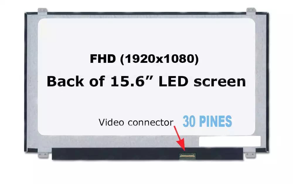 PANTALLA 15.6 LED SLIM 30 PINES 1080P — imagen 1