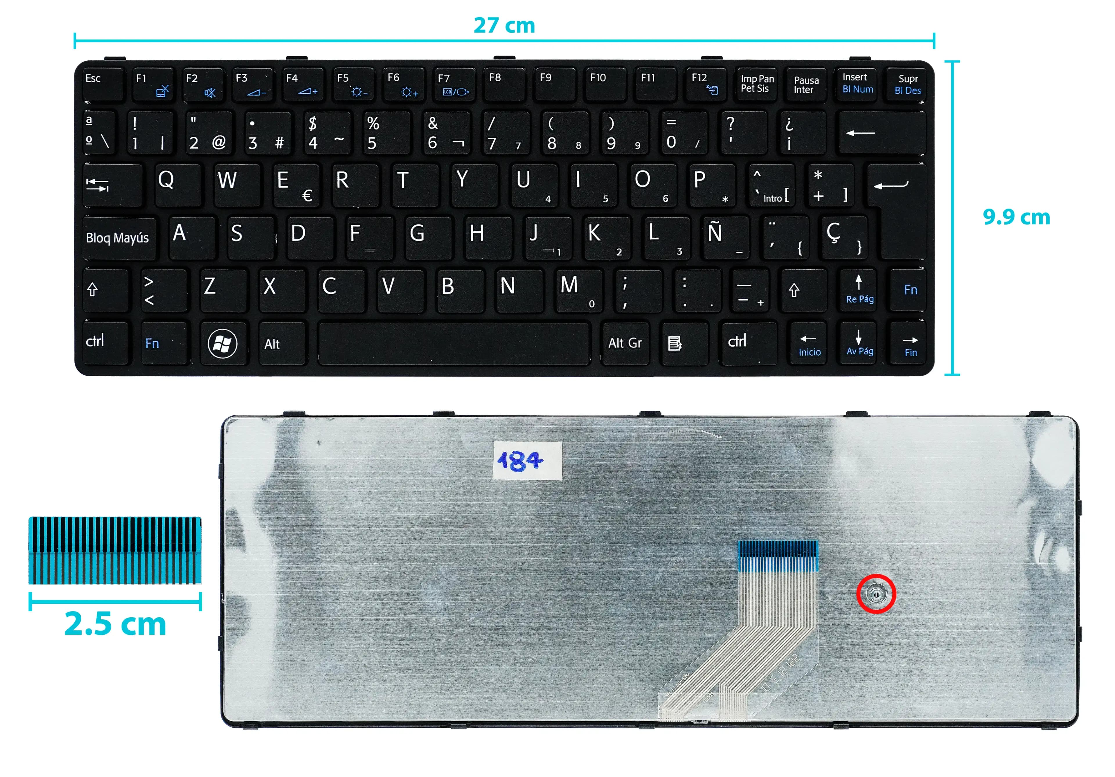 TECLADO SONY SVE11 SP — imagen 1