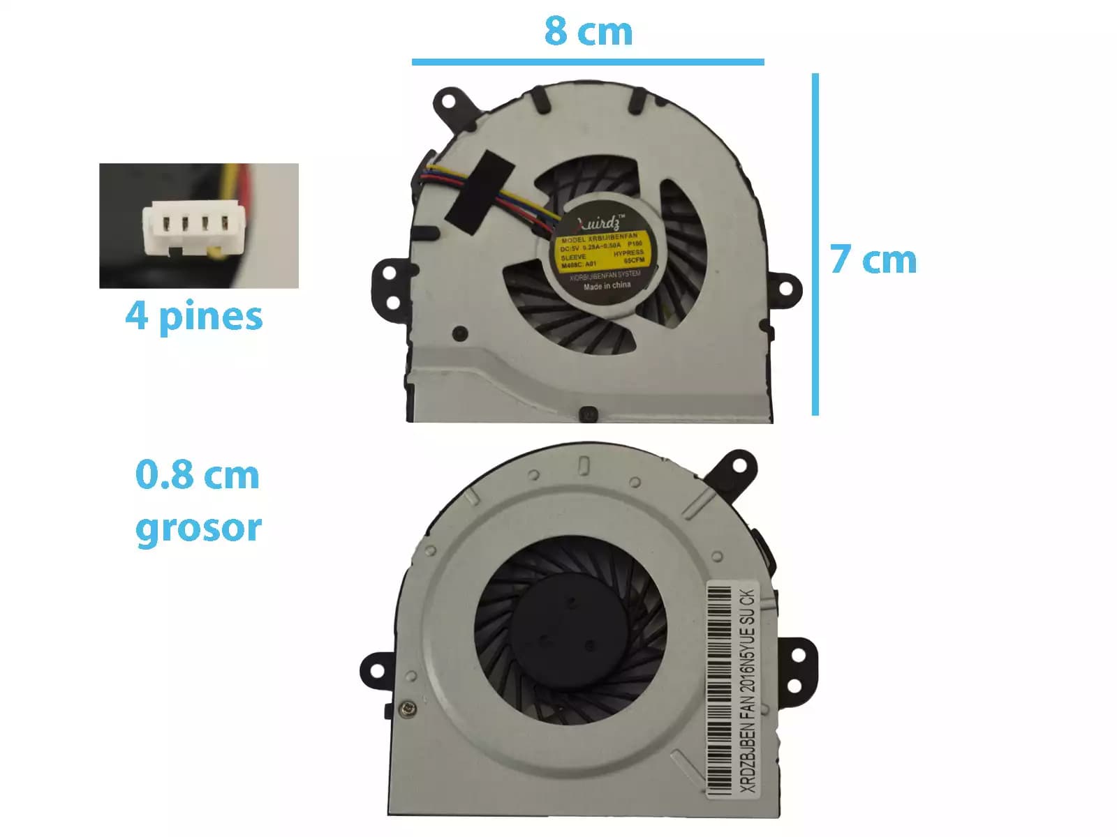 Cooler Lenovo 7000 S300 S700 S500 S756 A7000 — imagen 1