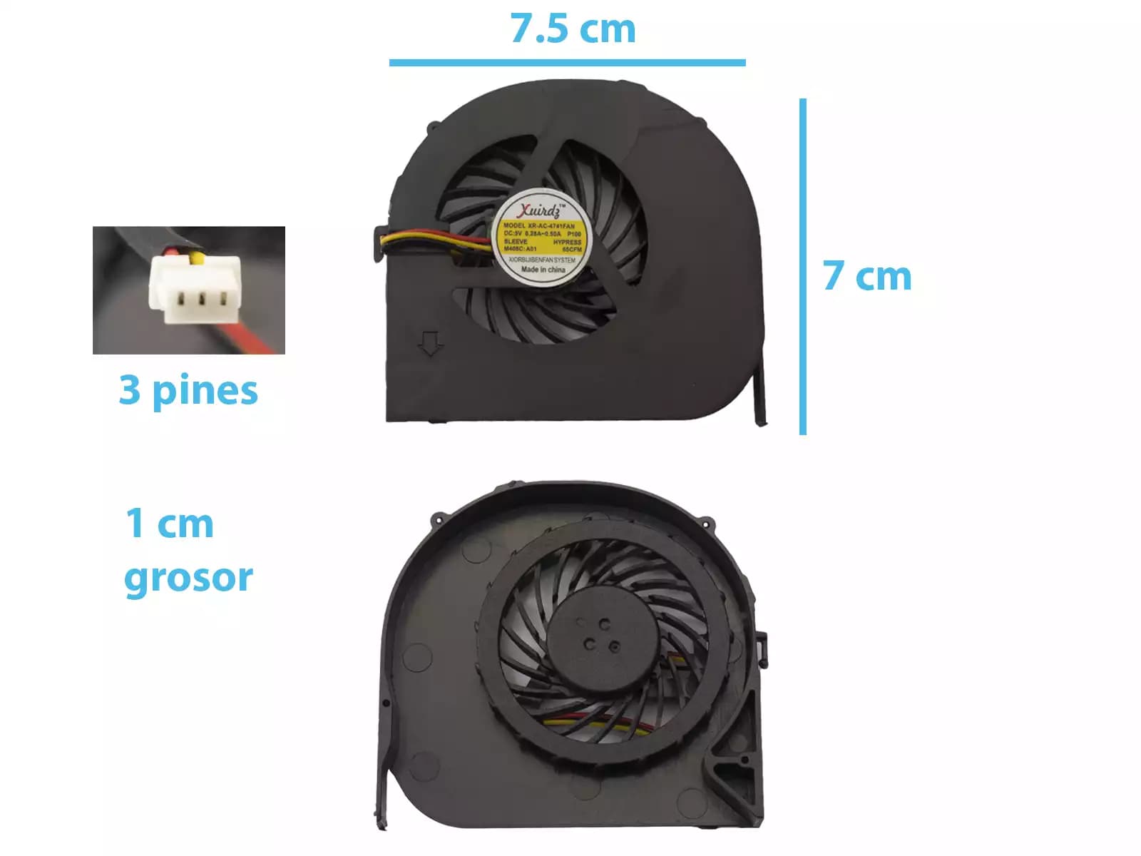 Cooler Acer 4741 4741G 4551 4551G D640 MS2306 NV49 — imagen 1