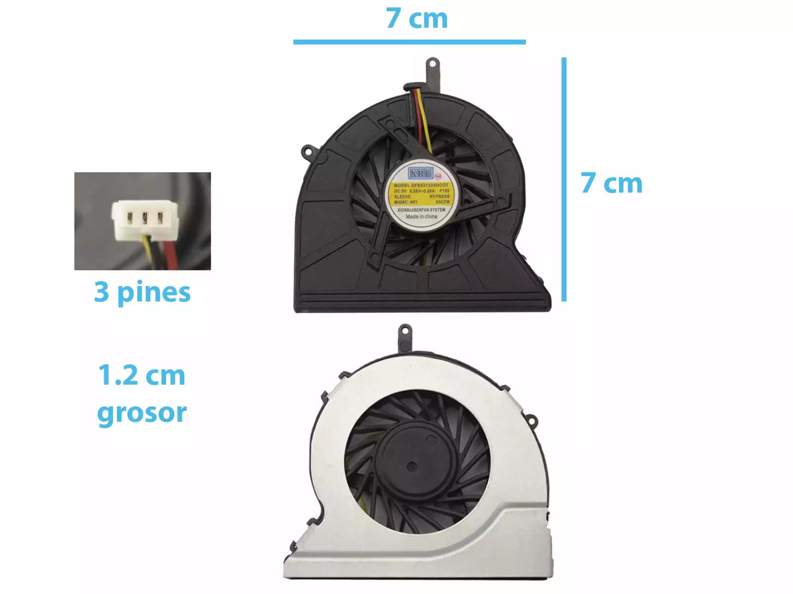 COOLER TOSHIBA M800 M805 C800 C805 — imagen 1