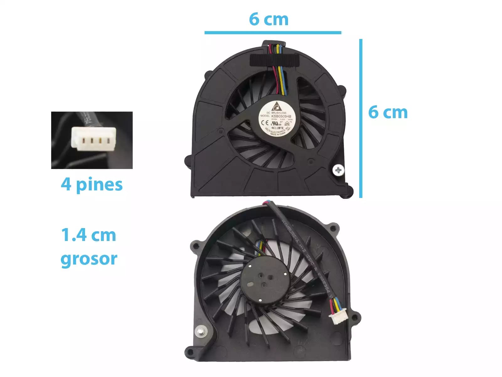 COOLER TOSHIBA C645 C600 C600D C655 L630-06S 02S 08R (4 LINES) — imagen 1
