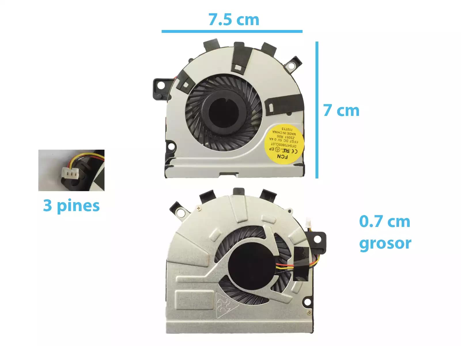 Cooler Toshiba M50-A M40t-AT02S M40t E45T U40T — imagen 1