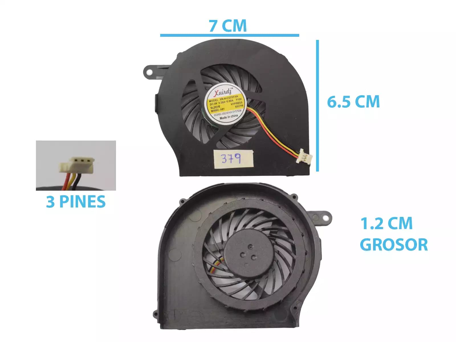 COOLER HP G72 CQ72 G62 — imagen 1