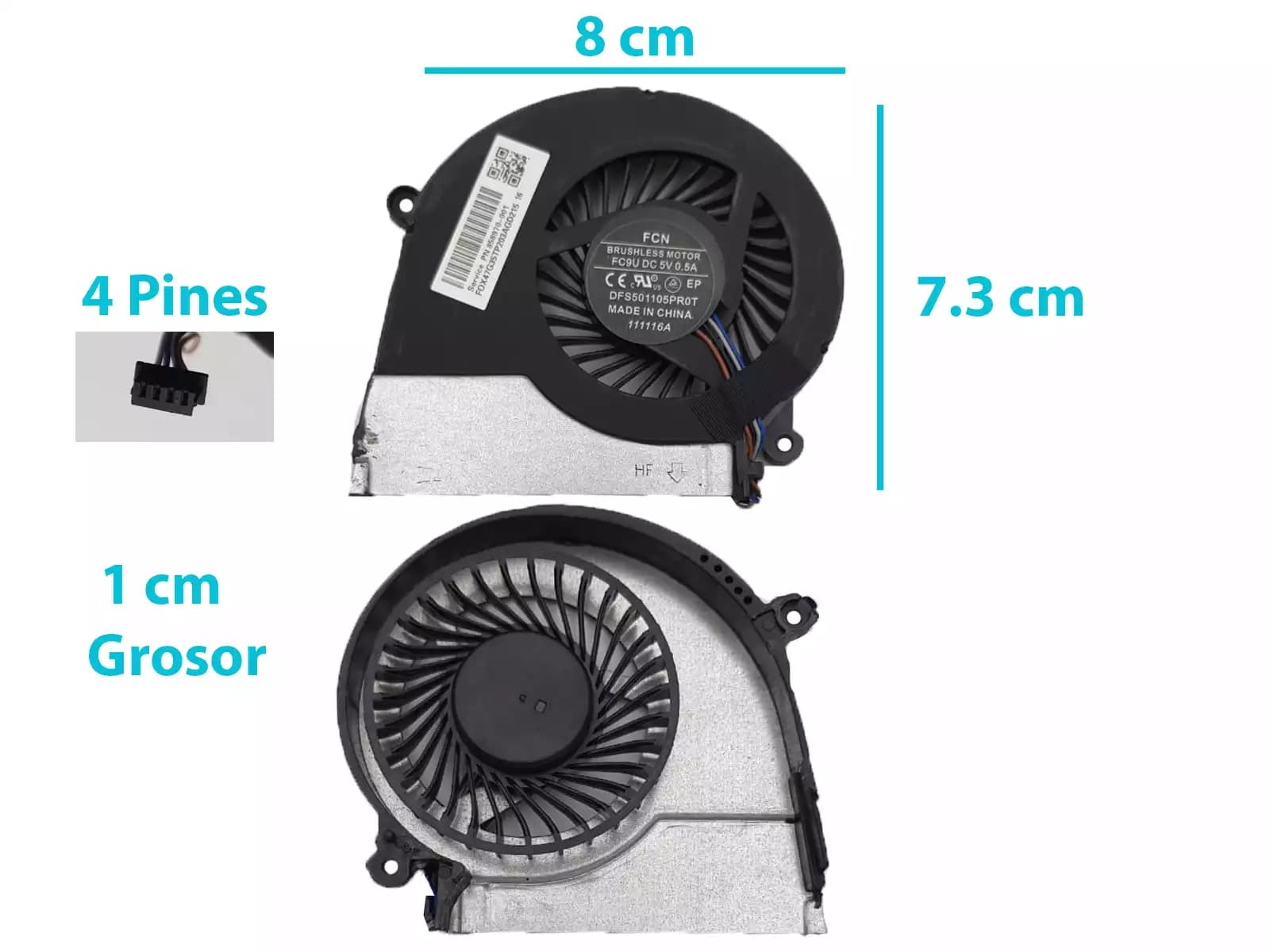 COOLER HP 15-E 15-E023TX 15-E024TX — imagen 1