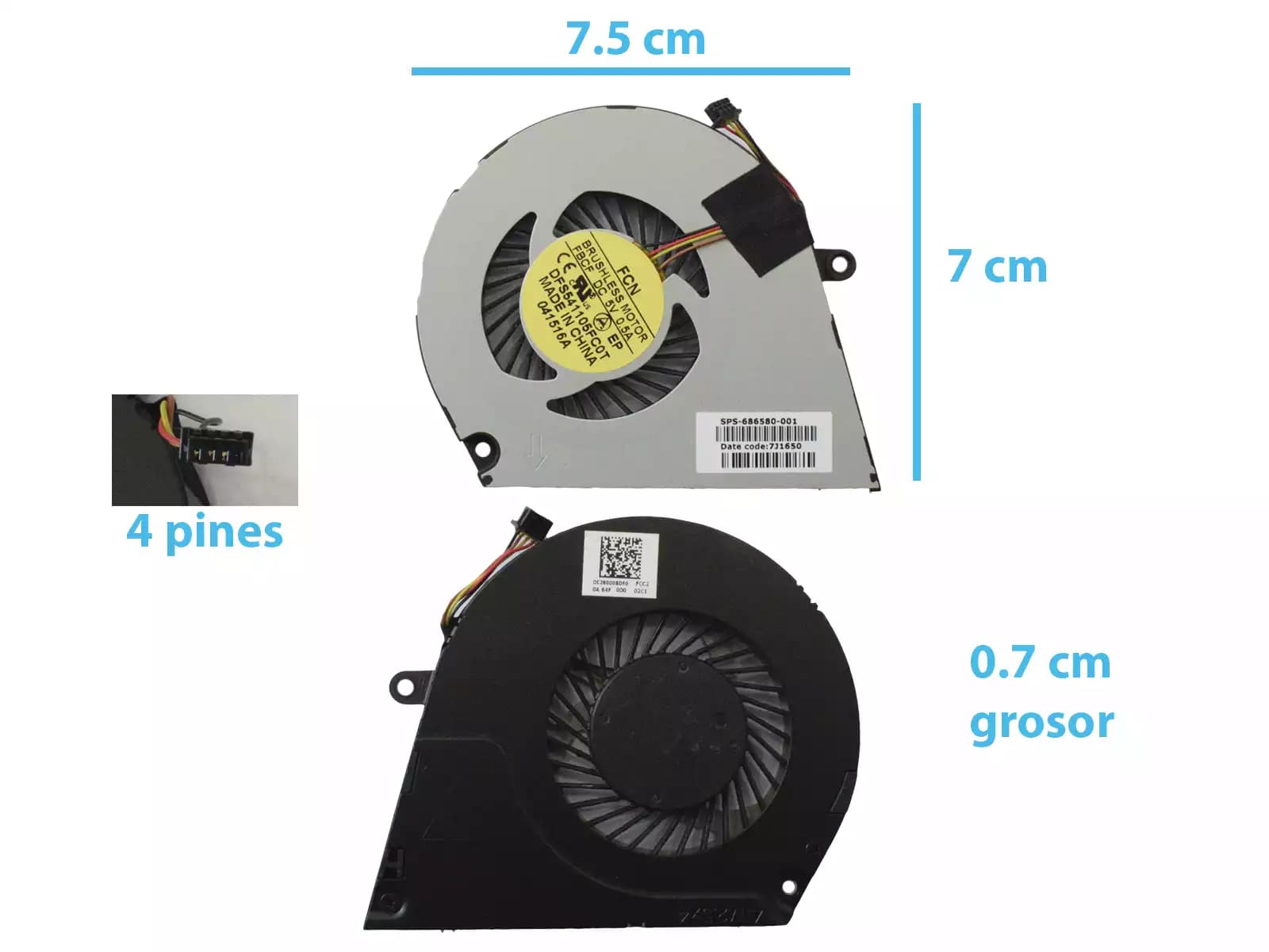 COOLER HP ENVY4 ENVY6 — imagen 1