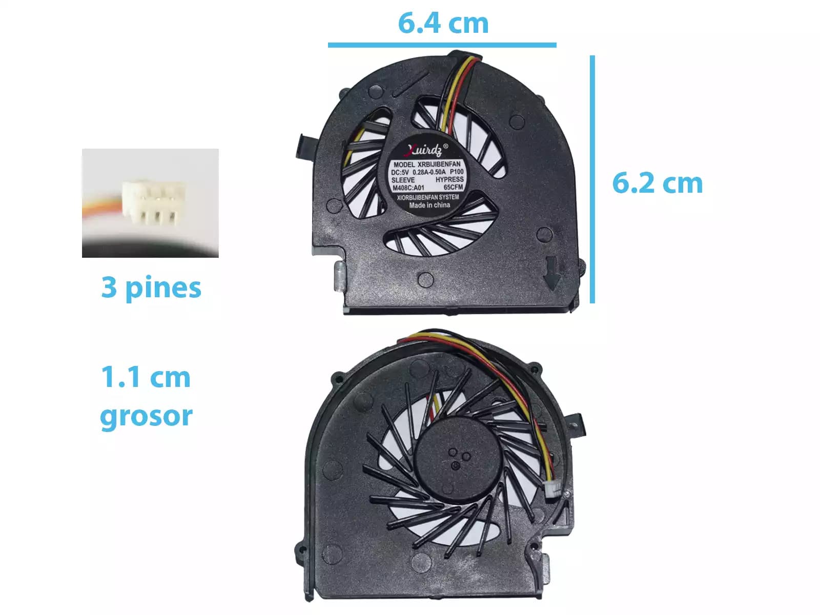 Cooler DELL INSPIRON 14V N4020 N4030 M4010 P07G — imagen 1