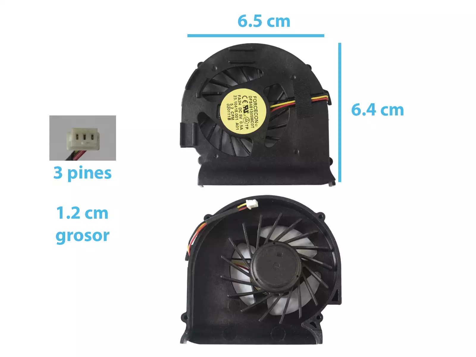 Cooler DELL N5030 N5020 M5010 M5020 M5030 — imagen 1