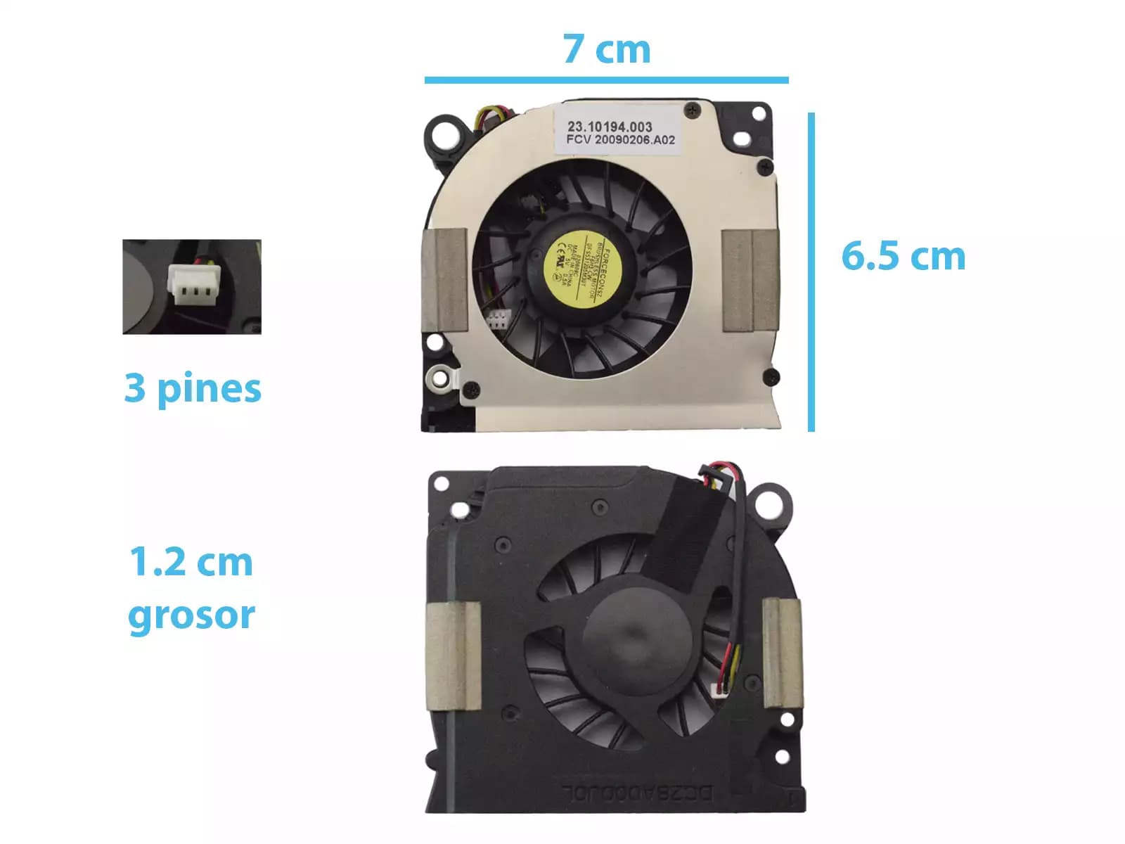 Cooler DELL 1525 1526 1545 1546 D620 D630 — imagen 1