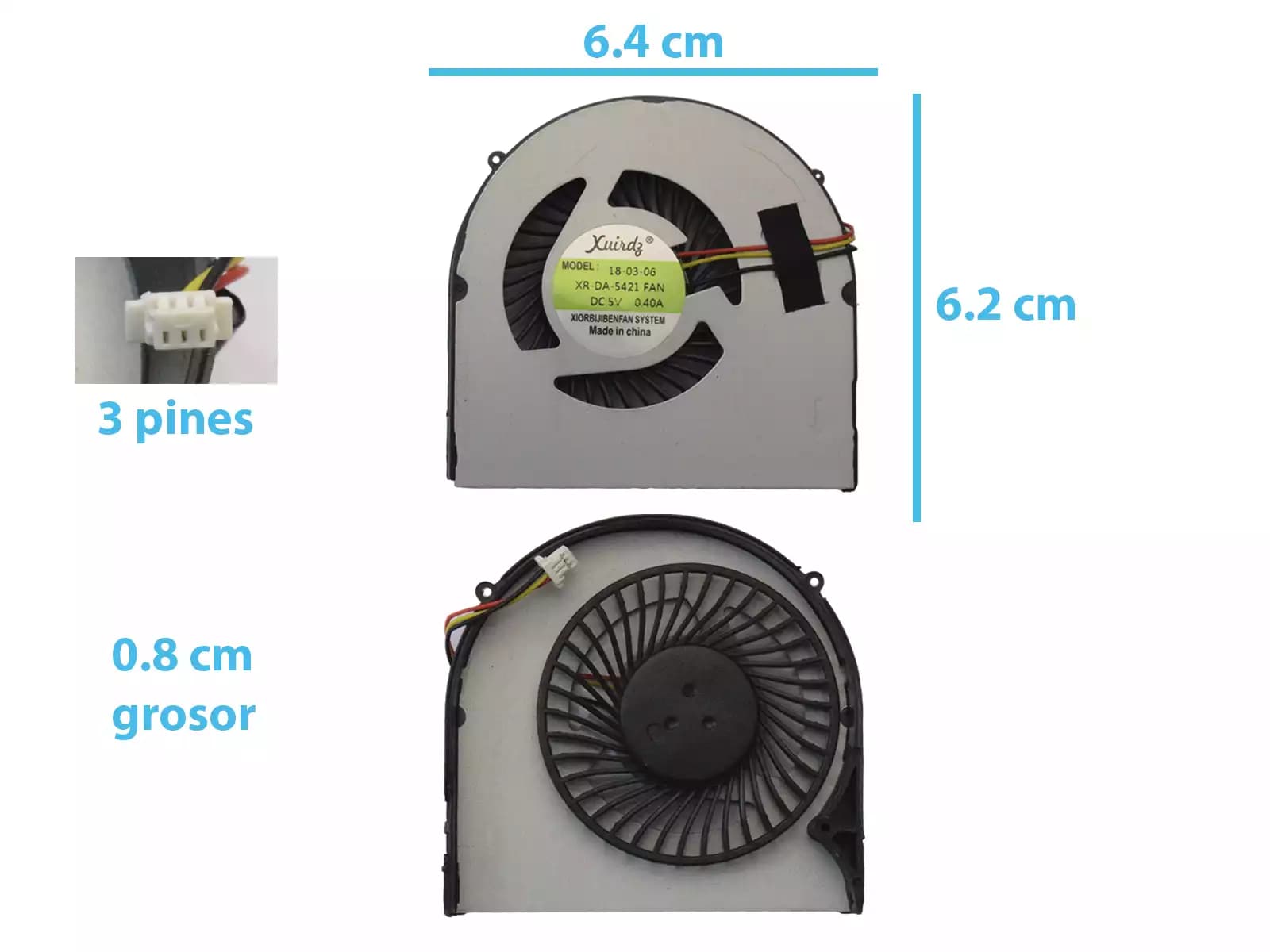 Cooler DELL 3421 14R-5421 5437 — imagen 1