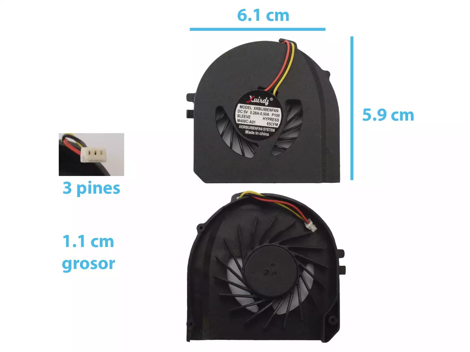 Cooler Dell VOSTRO 3500 V3500 V3400 — imagen 1