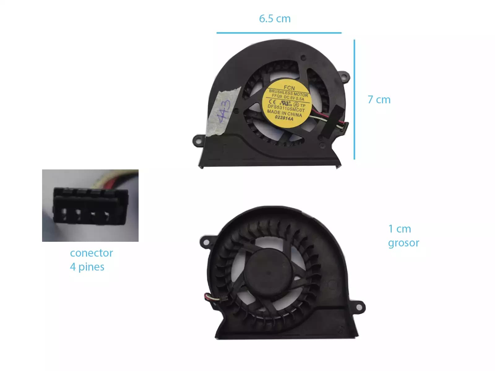 Cooler Samsung 300E5A 300E4A 305V5A 305E4A 300E4X 300E43 — imagen 1