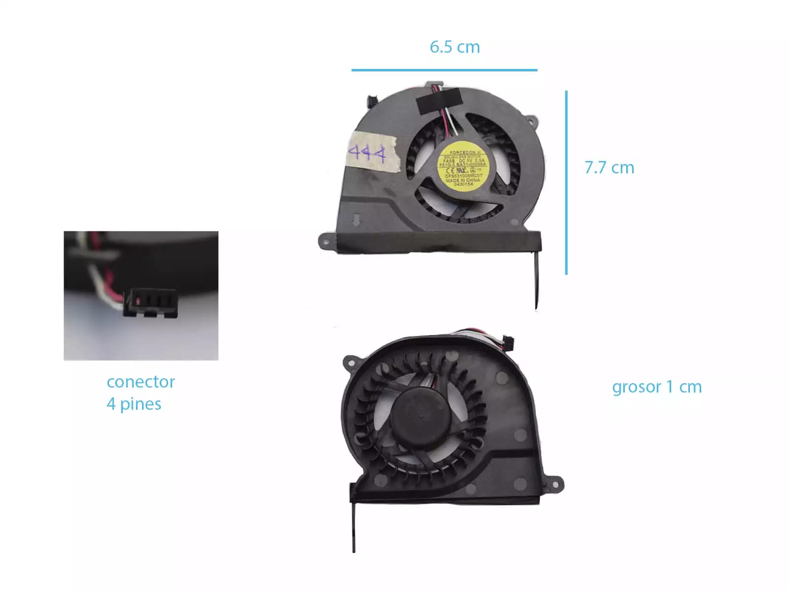 Cooler Samsung RV411 NP-RC510 RV415 RV420 RV509 RV511 RV515 — imagen 1