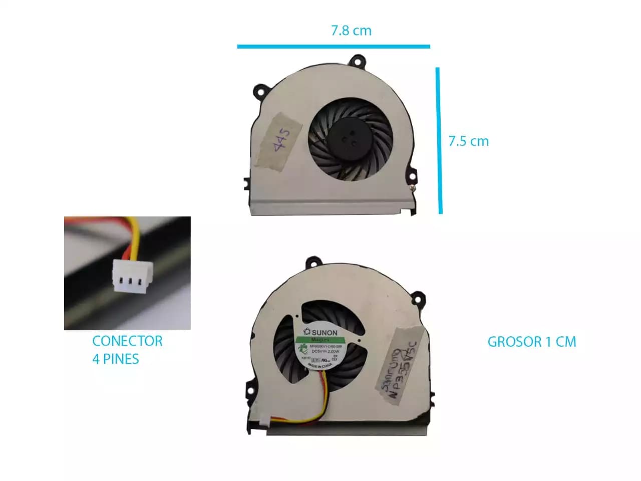 Cooler Samsung NP355V5C NP355V4X NP355V4C NP355E4C — imagen 2