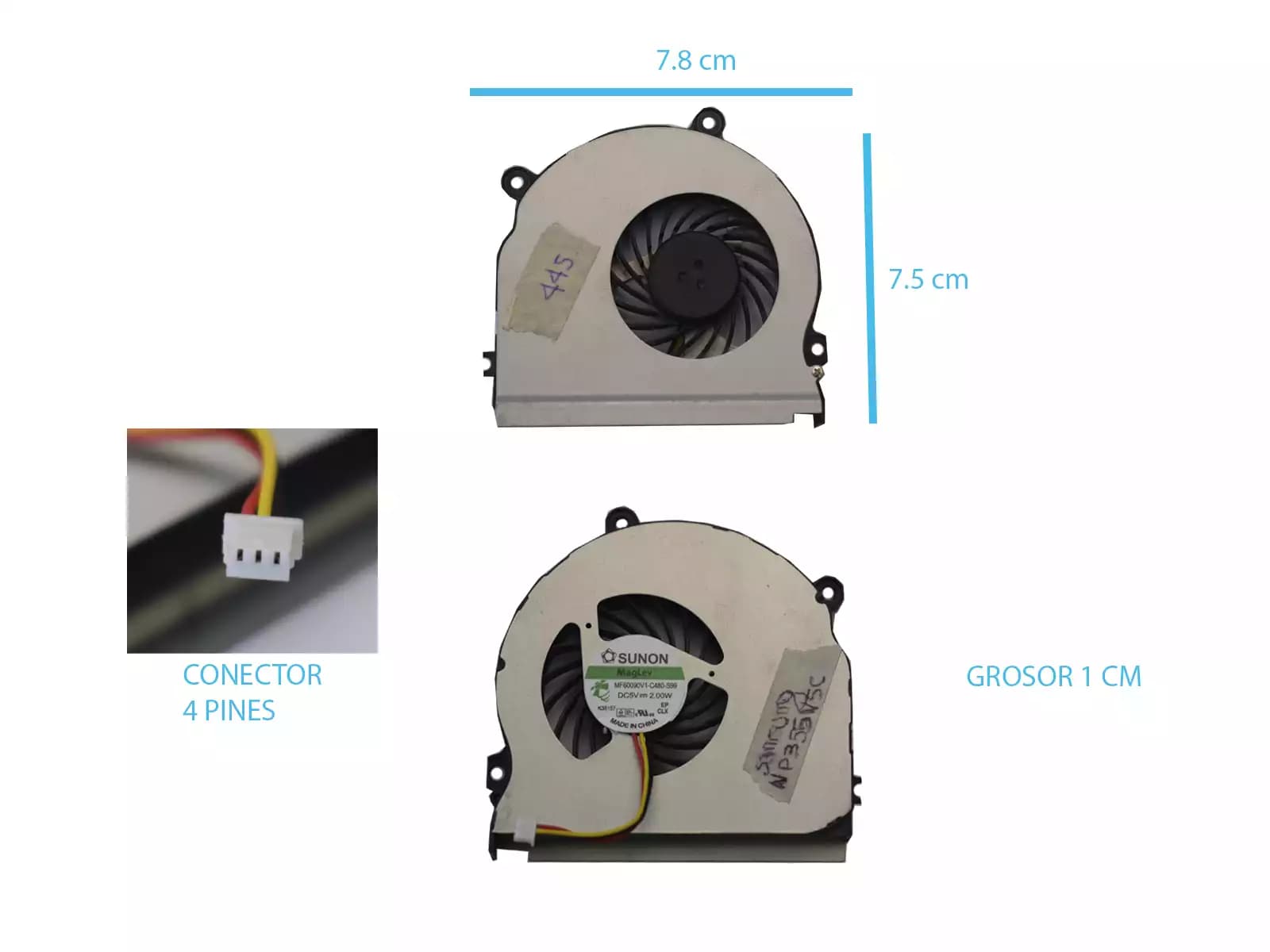 Cooler Samsung NP355V5C NP355V4X NP355V4C NP355E4C — imagen 1