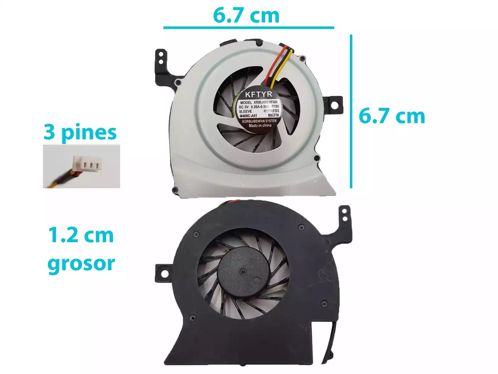 COOLER TOSHIBA L645 (3 LINES) — imagen 1