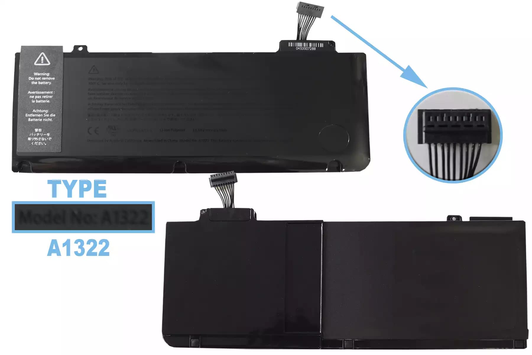 BATERIA APPLE MACBOOK A1278 A1322 INTERNA *ORIGINAL* — imagen 1