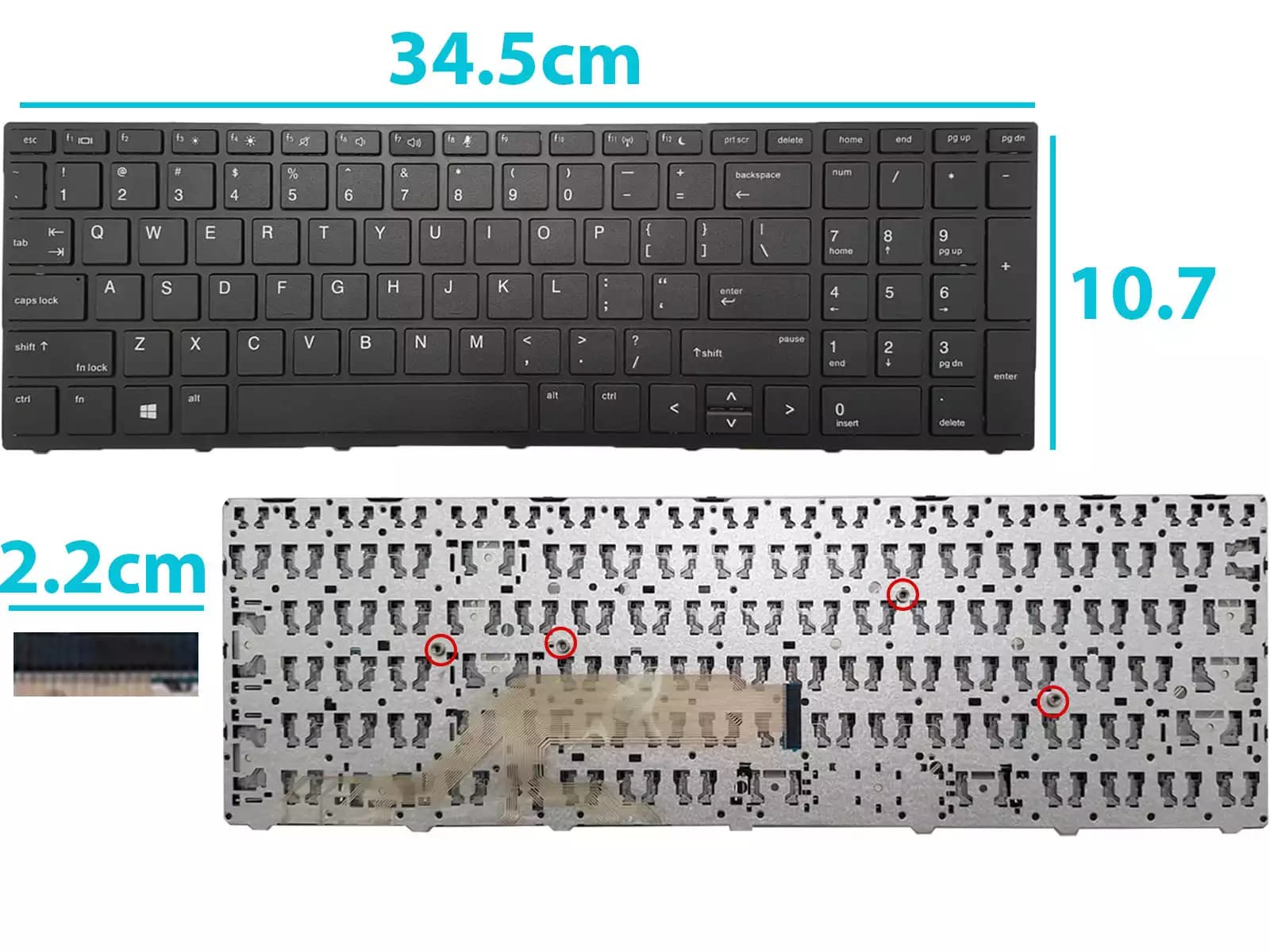 Teclado Acer v5-471 FRAMELESS US — imagen 1