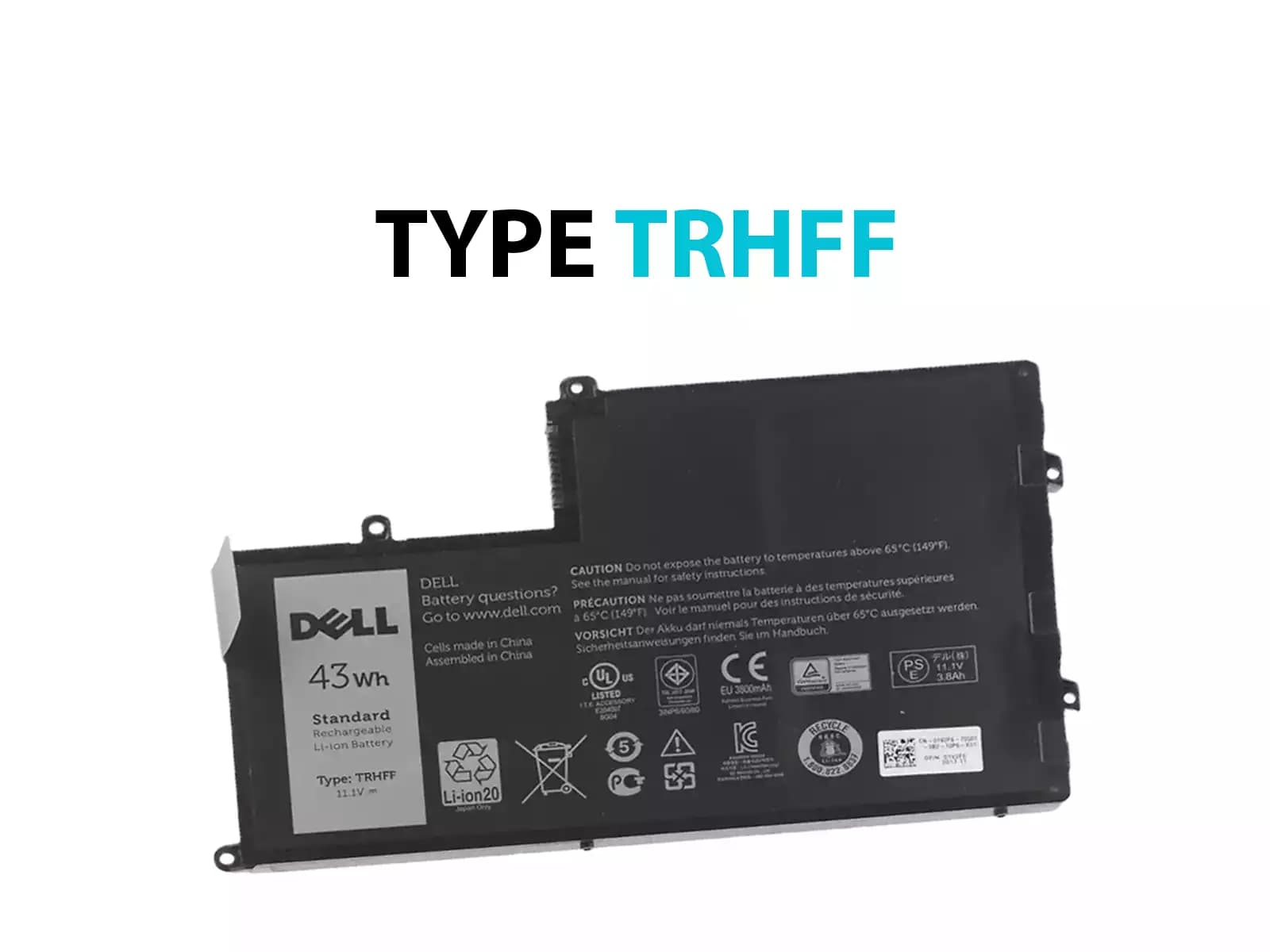BATERIA DELL TYPE TRHFF 43WH INTERNA *ORIGINAL* — imagen 1