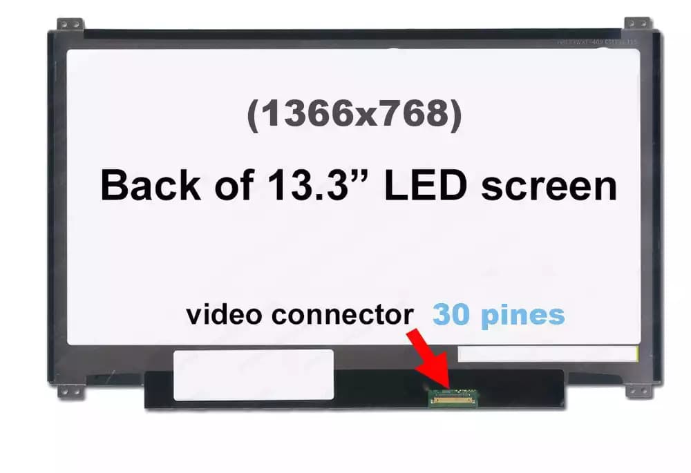 PANTALLA 13.3 LED SLIM 30 pines arriba / abajo — imagen 1
