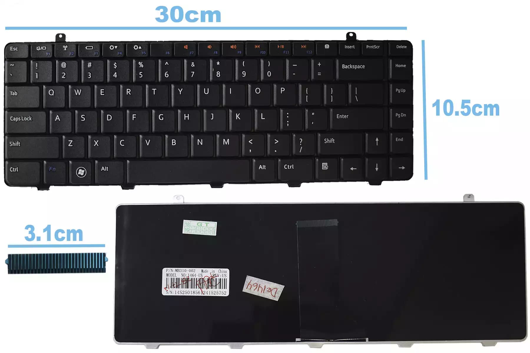 TECLADO DELL 1464 US — imagen 1