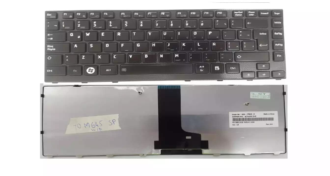 TECLADO TOSHIBA M645 LA — imagen 1