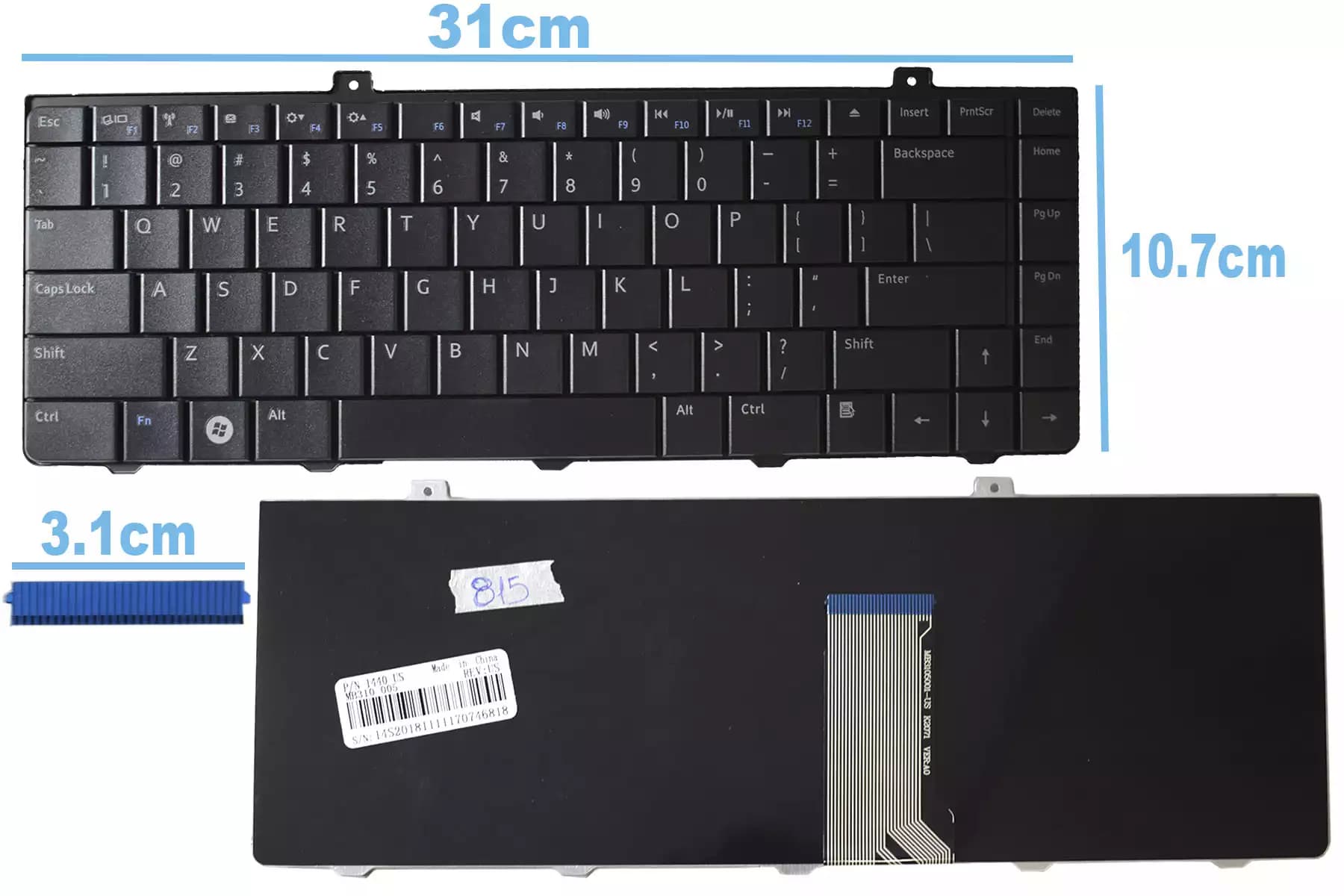 TECLADO DELL 1440 US — imagen 1