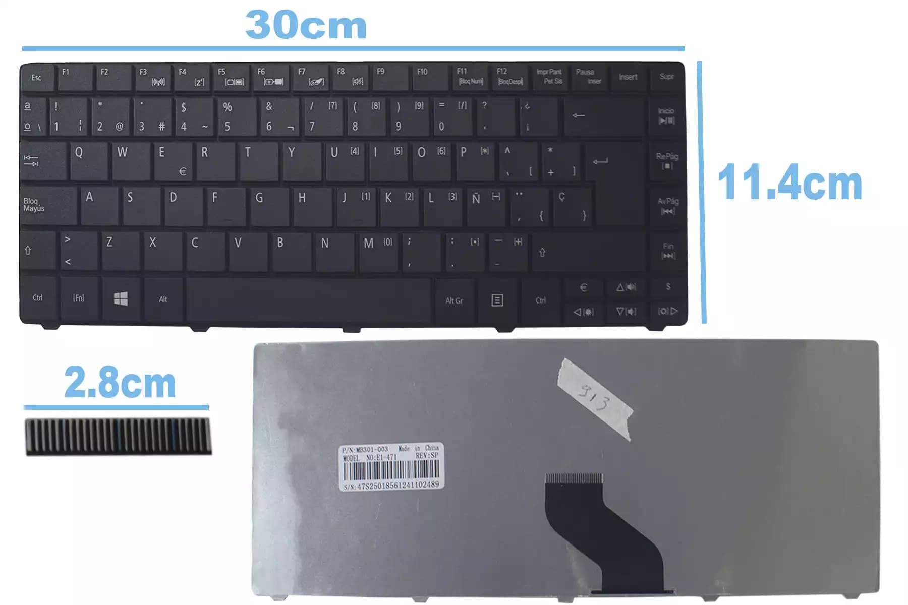 TECLADO ACER E1-471 SP — imagen 1