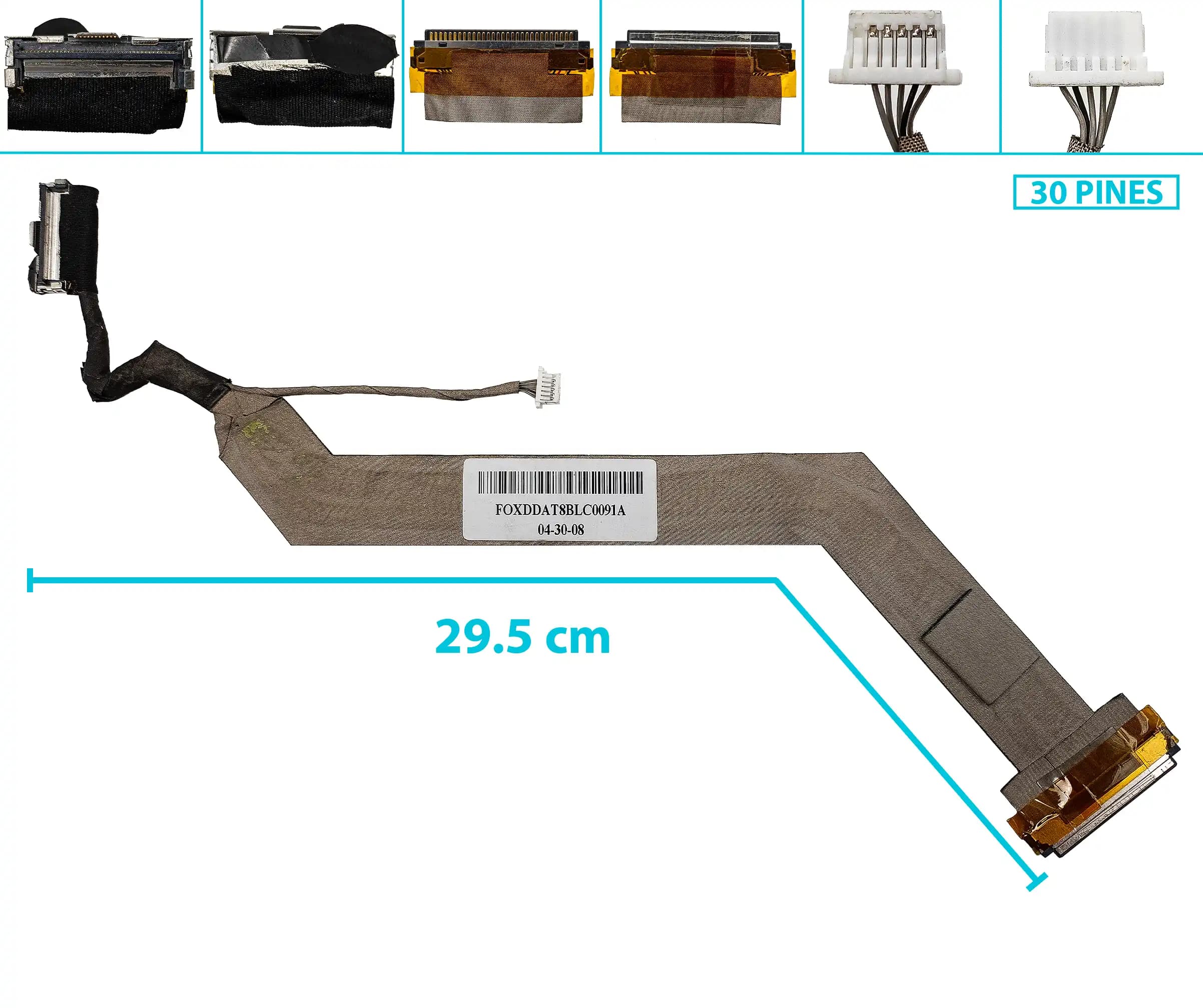 FLEX DE VIDEO HP F700 F500 Dv6000 FOXDDAT8BLC0091A — imagen 1