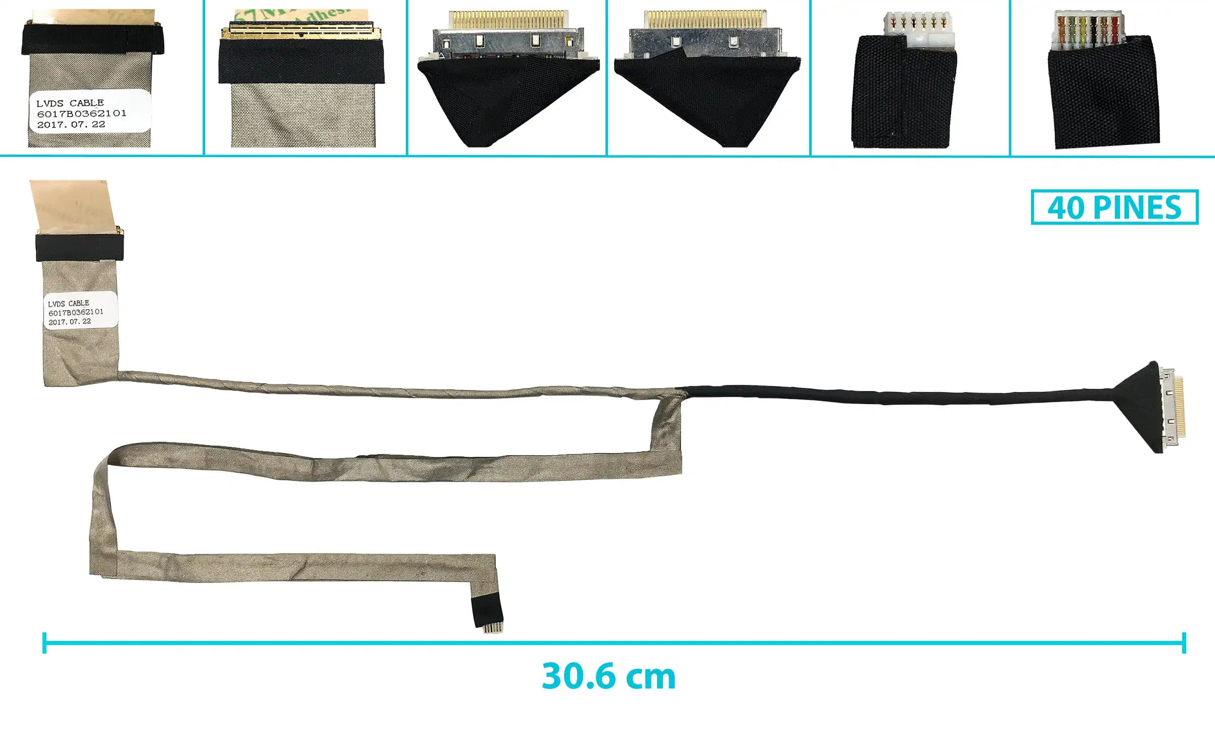 FLEX DE VIDEO HP 450 455 1000 240 245 CQ45. 6017B0362101 — imagen 1