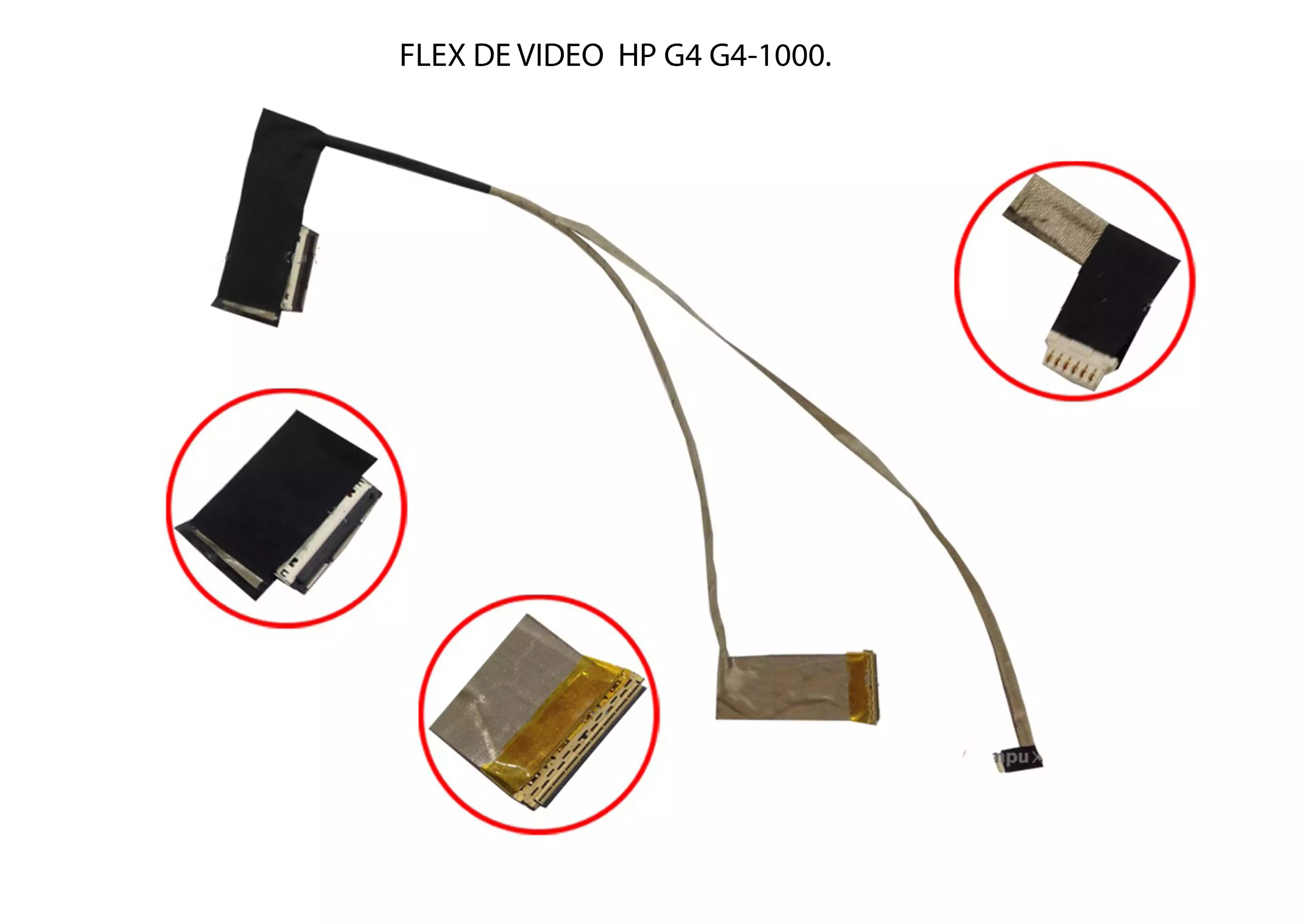 FLEX DE VIDEO HP G4 G4-1000. DDR23GLC020/DD0R12LC000 — imagen 1