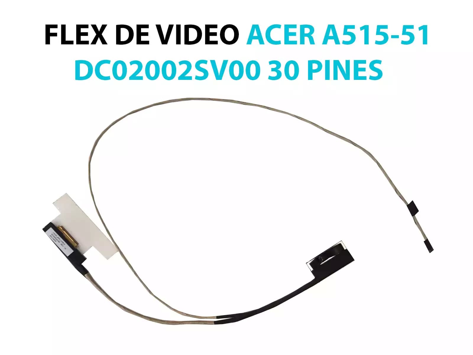FLEX DE VIDEO TOSHIBA C600 C640. — imagen 1