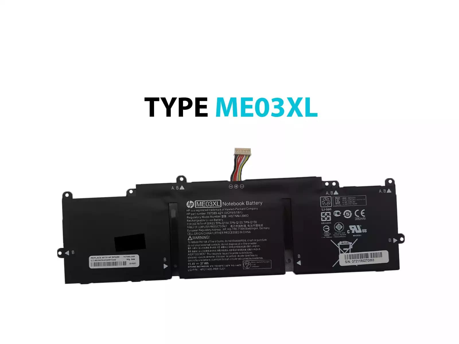 BATERIA HP ME03XL MINI 11 SERIES INTERNA *ORIGINAL* — imagen 1