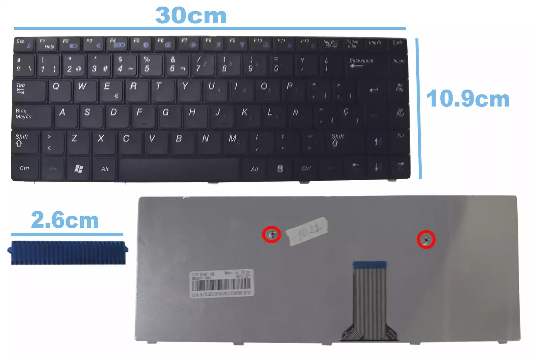 TECLADO SAMSUNG NP-R440l CON SP — imagen 1