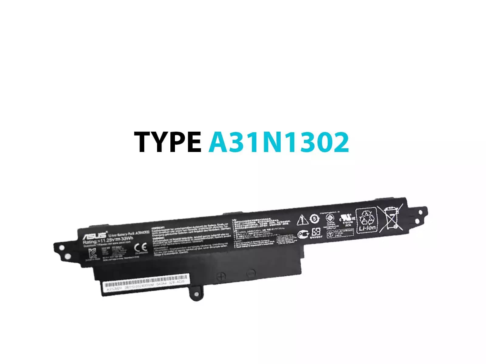 BATERIA ASUS A31N1302 X200 A1302 X200CA INTERNA *ORIGINAL* — imagen 1