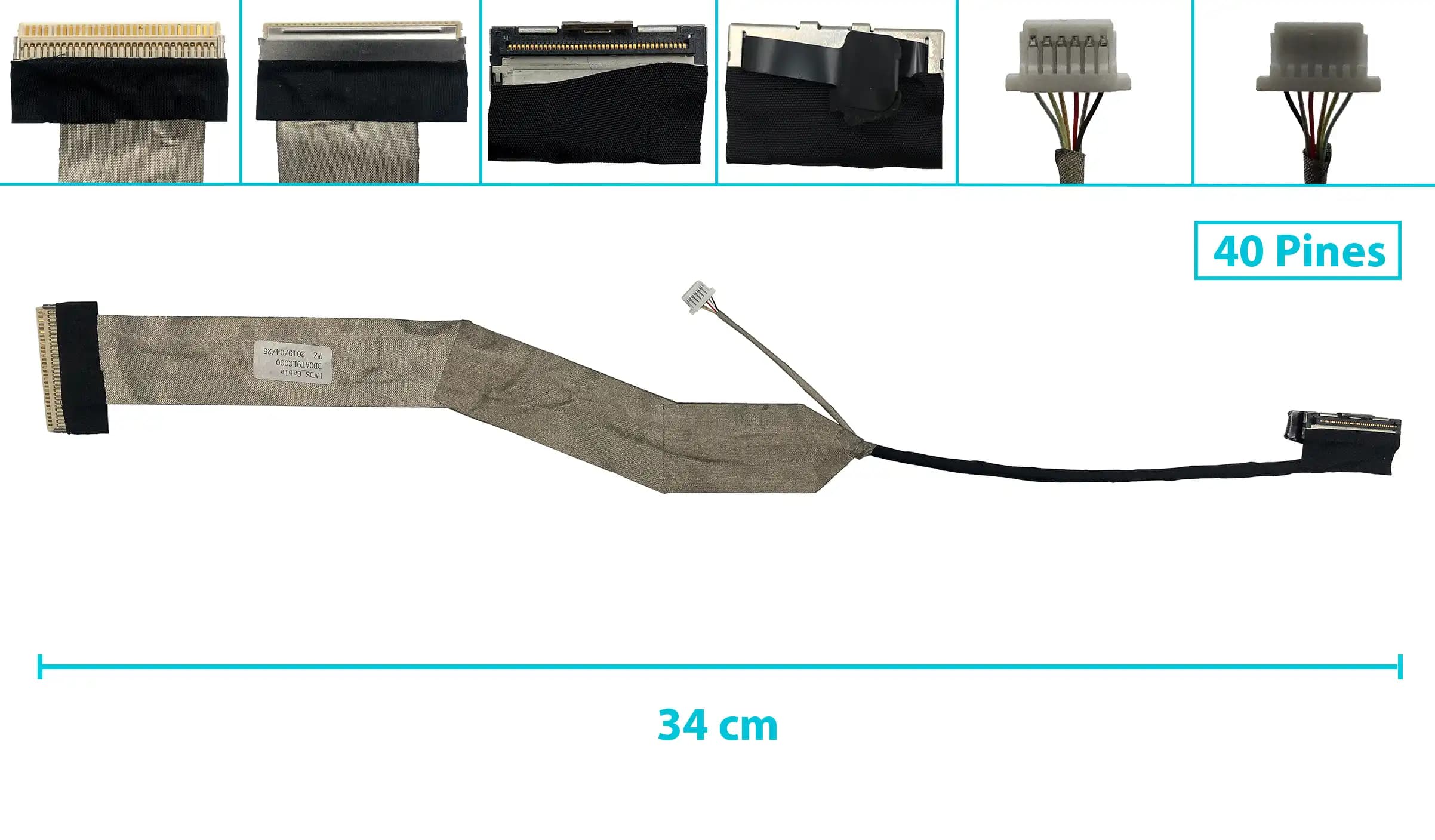 FLEX DE VIDEO HP DV9000 DV9500 DV9200 DD0AT9LC108 DD0AT9LC000 — imagen 1