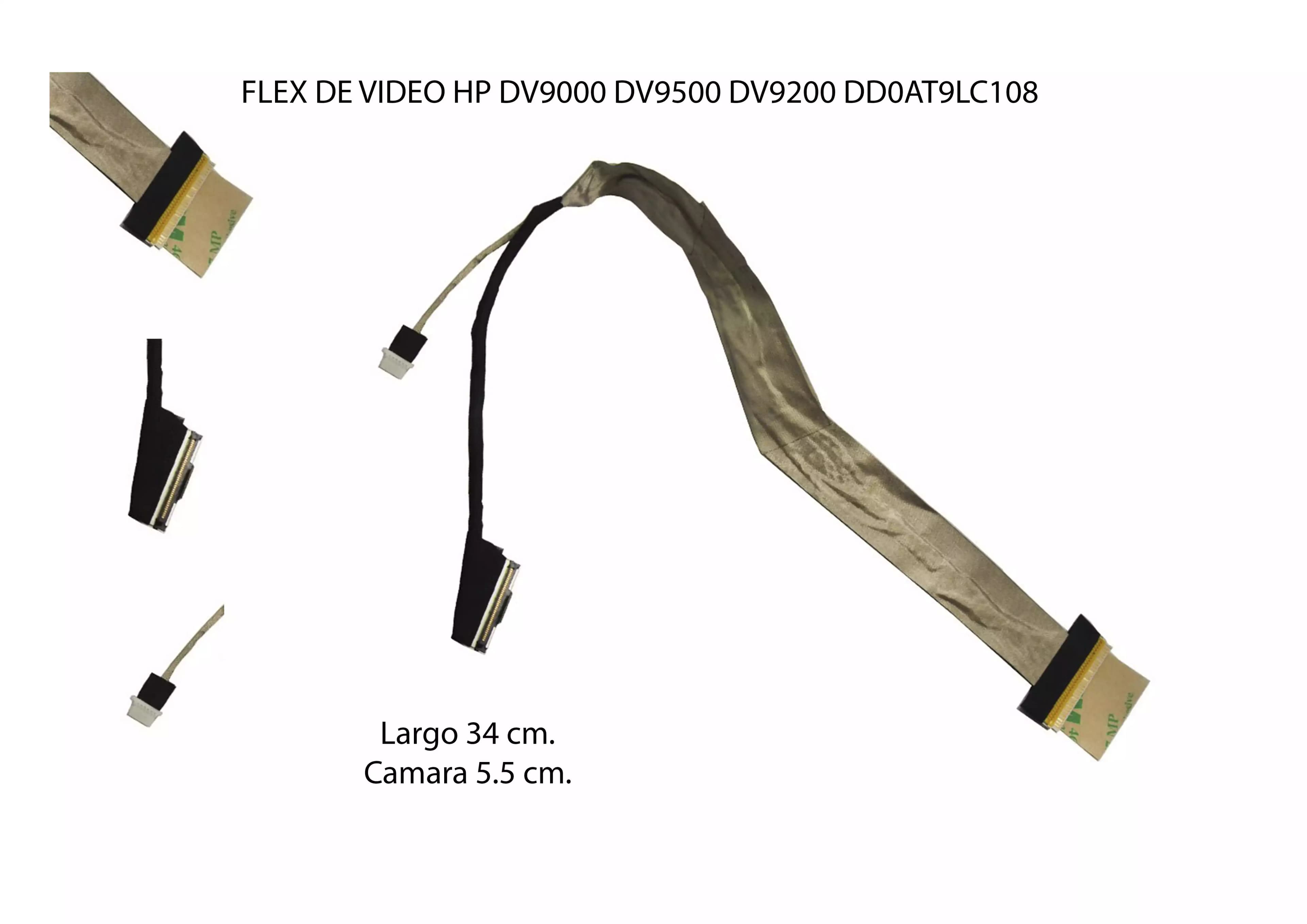 FLEX DE VIDEO HP DV9000 DV9500 DV9200 DD0AT9LC108 DD0AT9LC000 — imagen 2