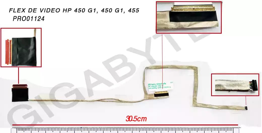 FLEX DE VIDEO HP 450 G1 450 G1 455 50.4YX01.001 50.4YX01.031 — imagen 2