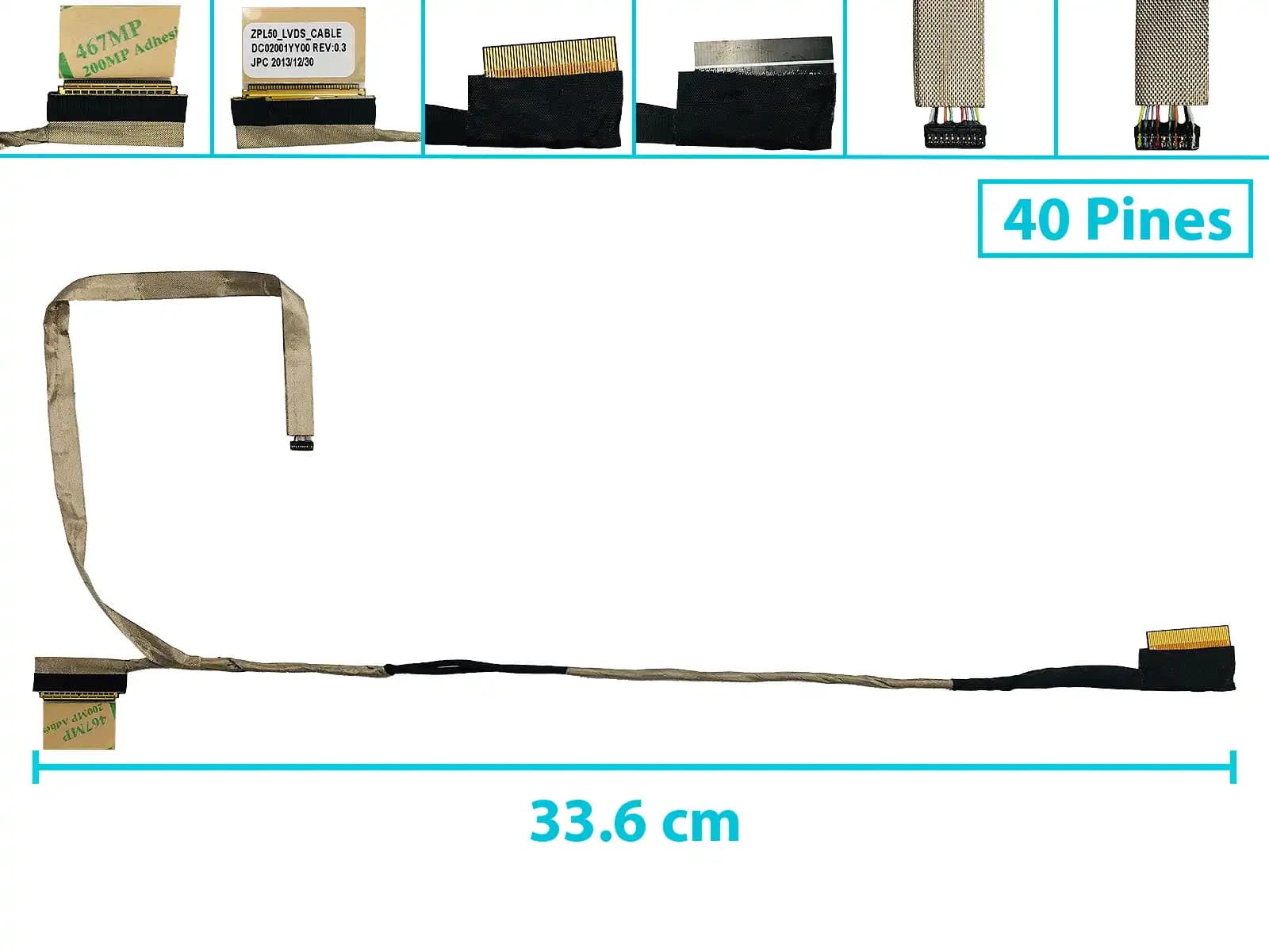 FLEX DE VIDEO HP 450 G2 DC02001YY00 (40 PINES) — imagen 1
