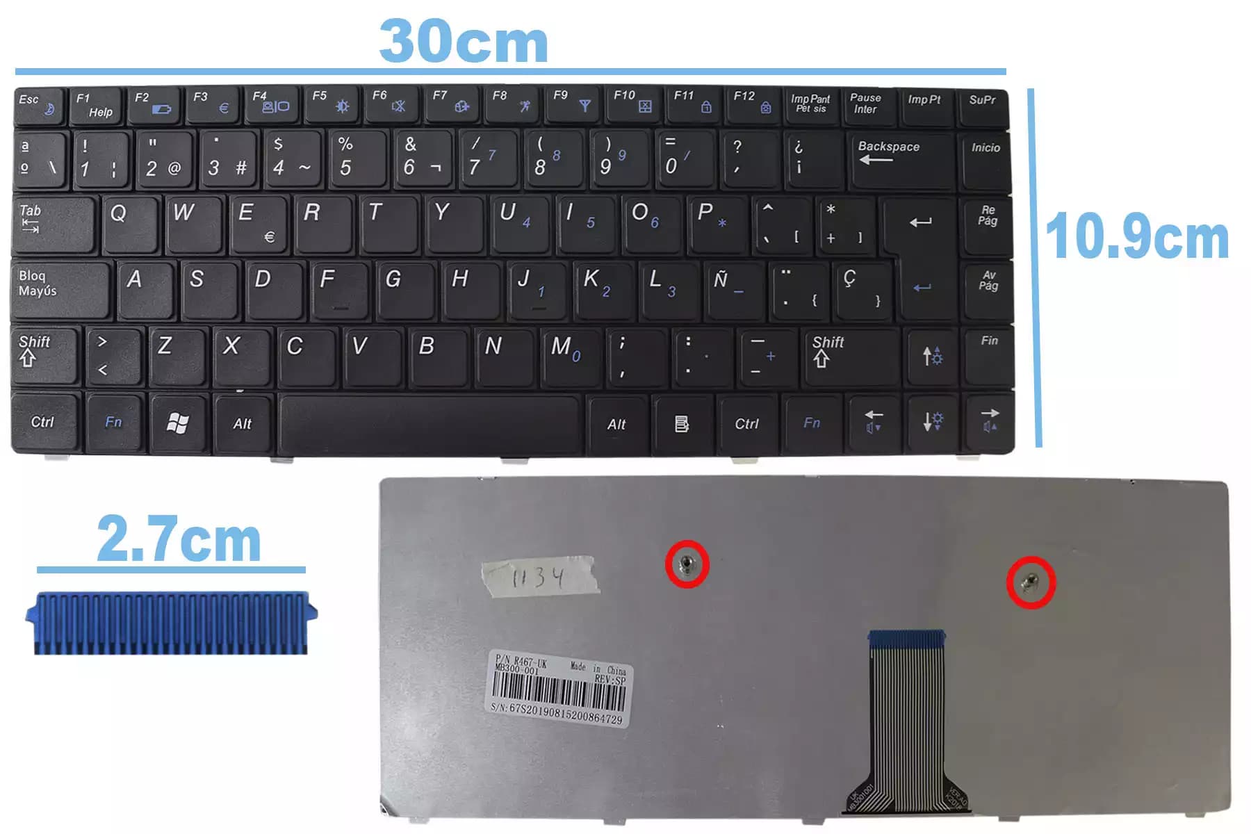 TECLADO SAMSUNG R420 R418 SP — imagen 1
