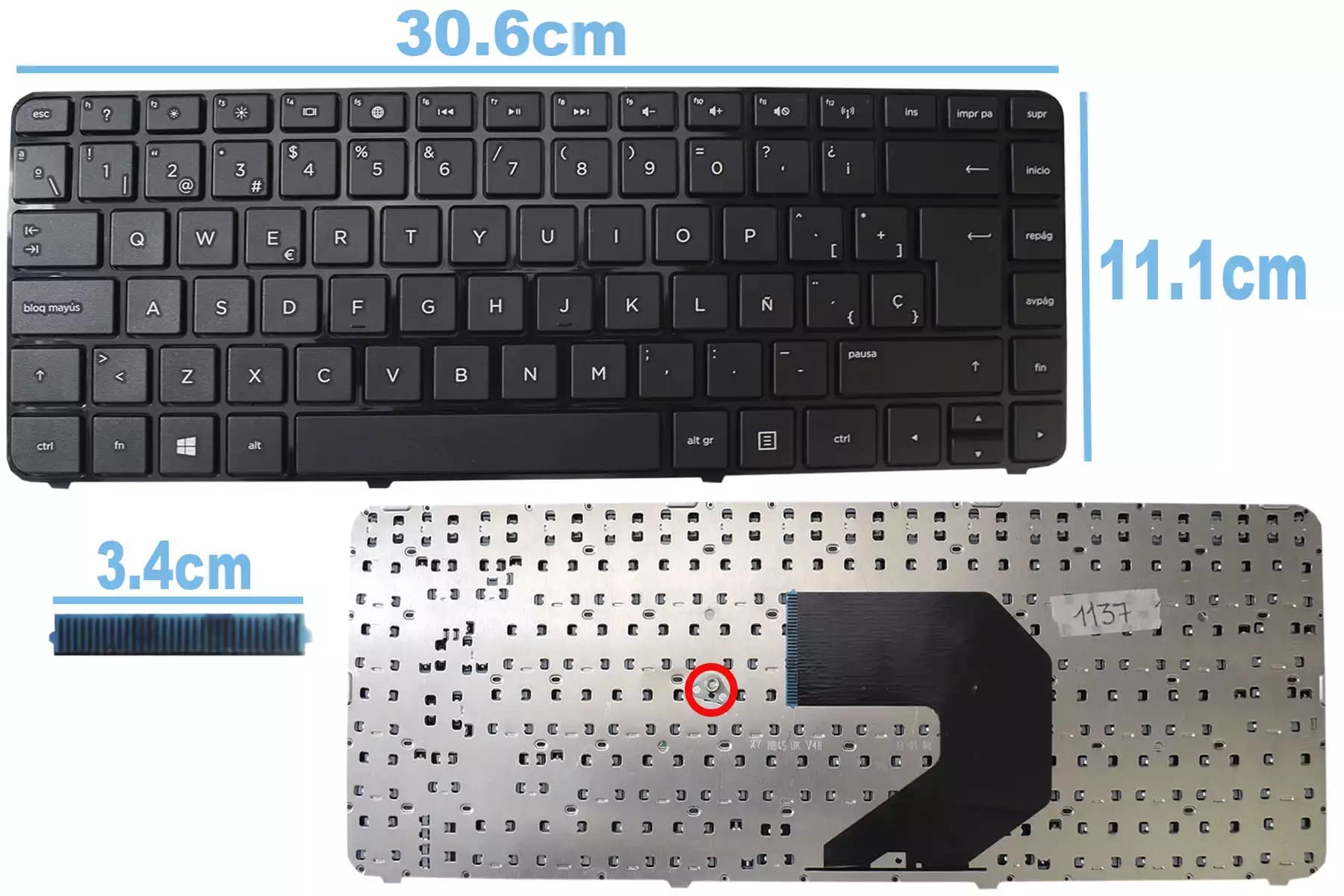TECLADO HP G4-2000 SP — imagen 1