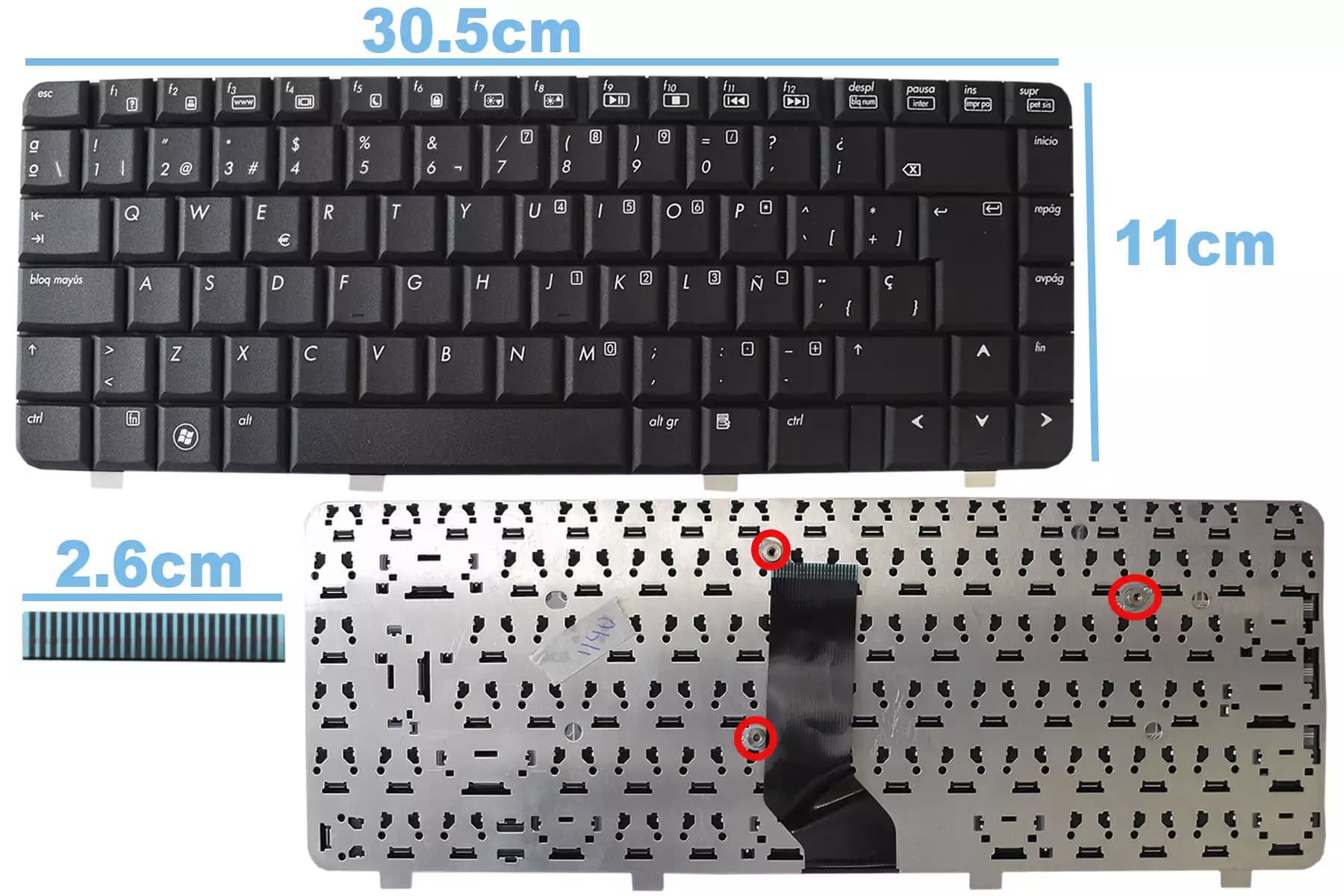 TECLADO HP C700 SP — imagen 1