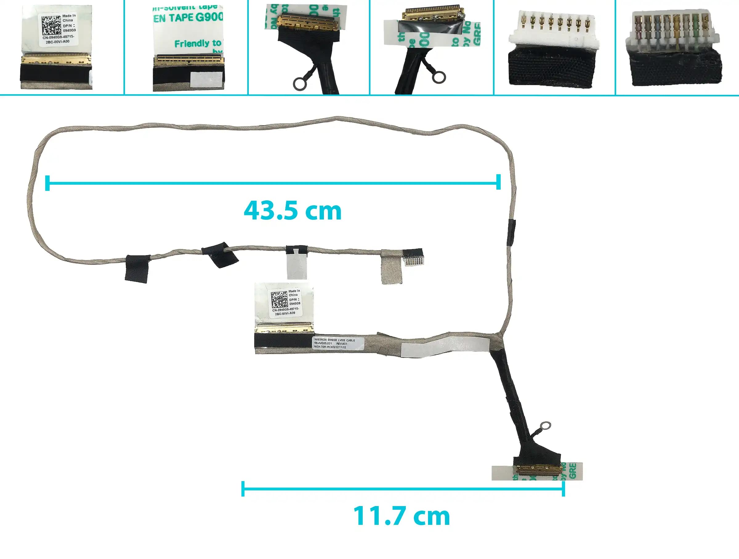 FLEX DE VIDEO DELL 15Z 5523 15Z-5523 940G9 50.4VQ05.021 50.4VQ05.011 0940G9 40 PINES — imagen 1