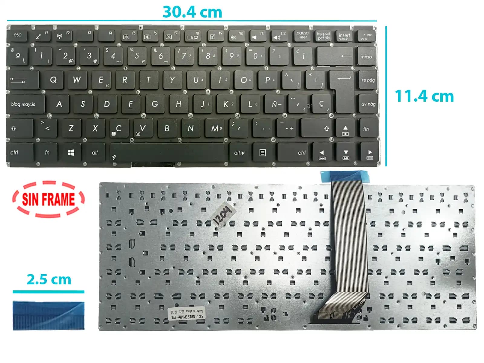 TECLADO DELL 11-3137 SP — imagen 1