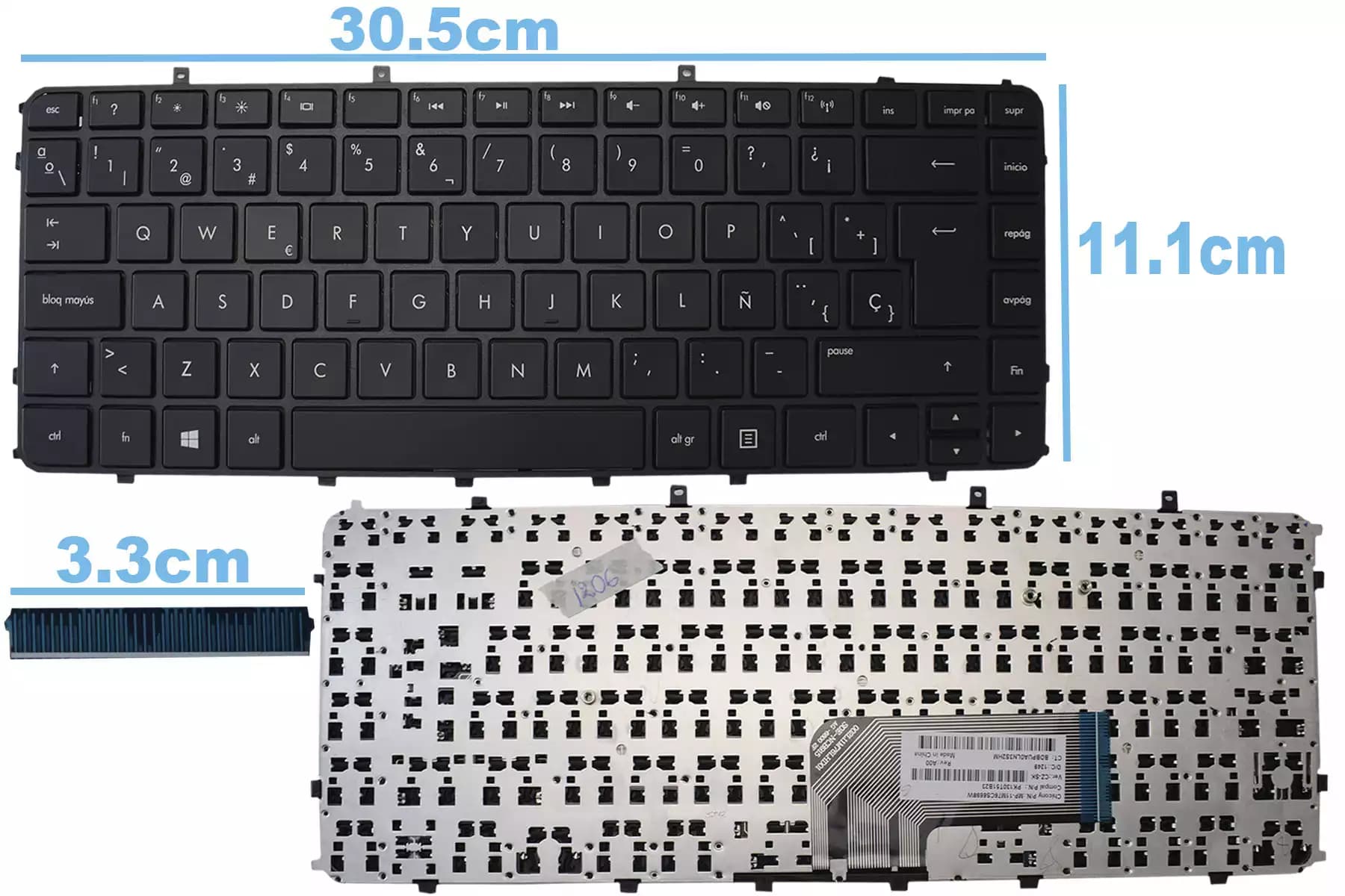 TECLADO HP ENVY4 SP — imagen 1