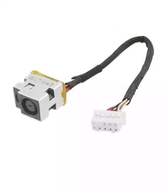 DC JACK HP DV6-3000 DV6T-3000 W255 11CM CON CABLE — imagen 1