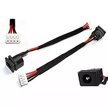 DC JACK TOSHIBA L300 L300D L350 L350D L355D P300 P305 L655 CON CABLE — imagen 1