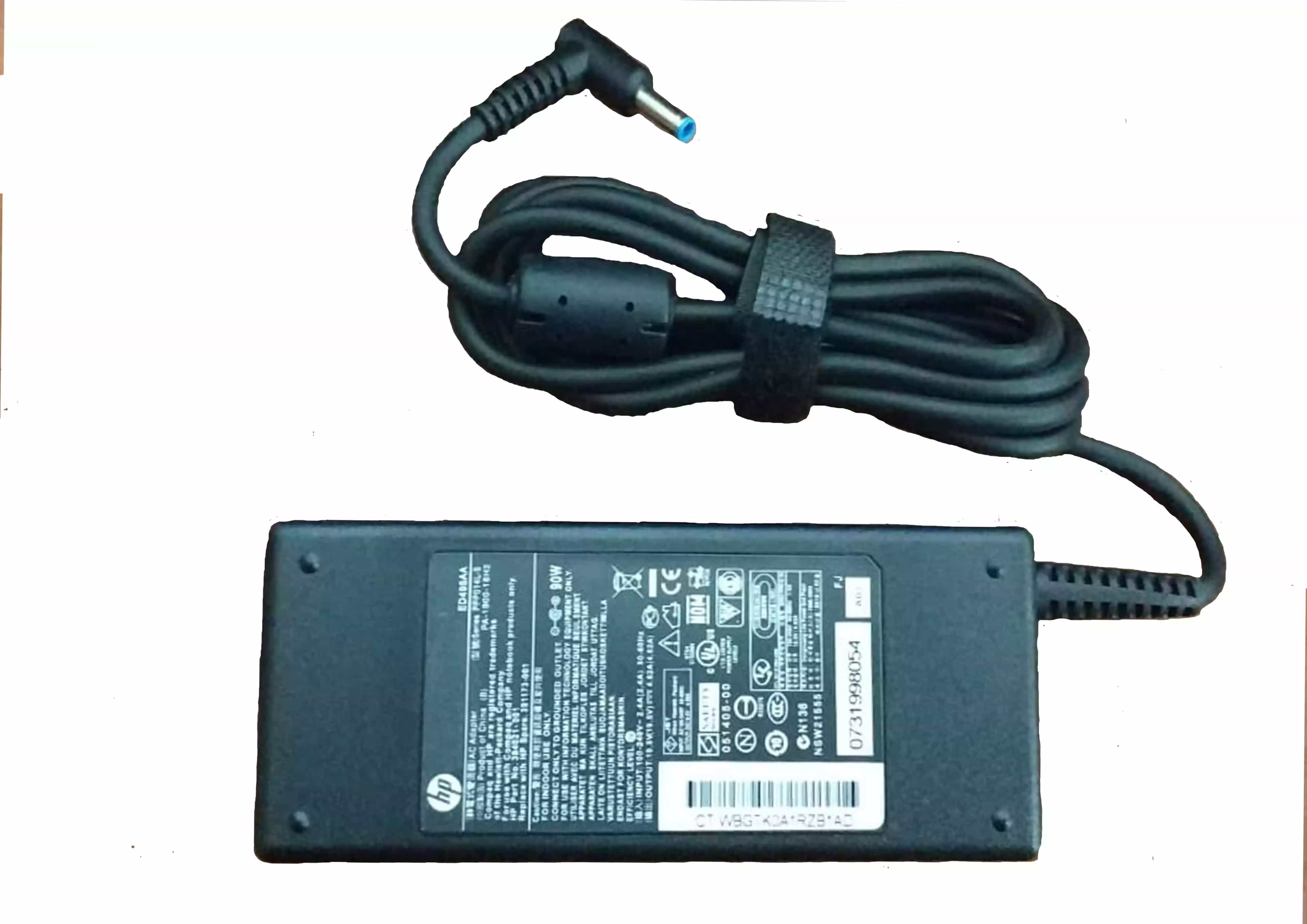 CARGADOR HP 19v/4.62a/90W/4.5x3.0mm PLUG AZUL *HC*