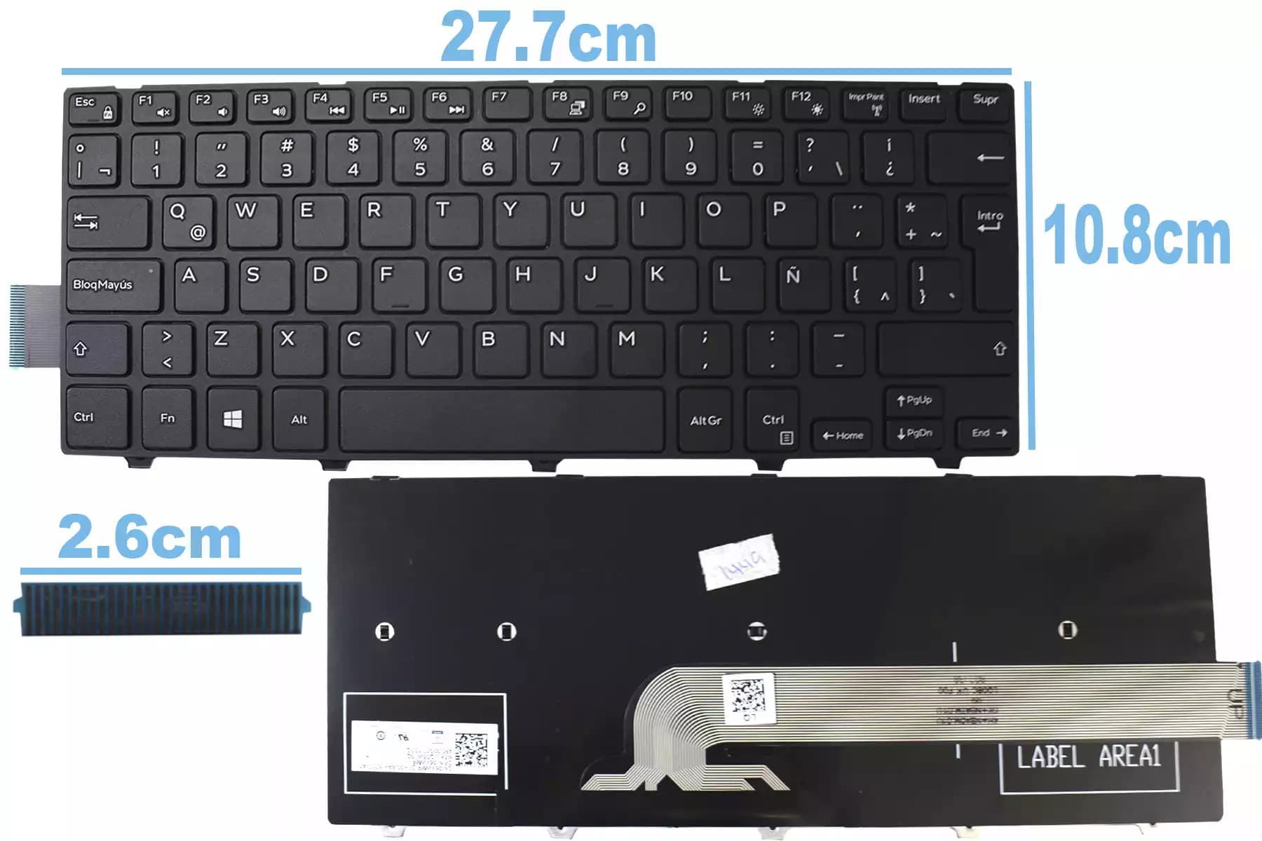 Teclado Dell inspiron 14-3000 LA — imagen 2